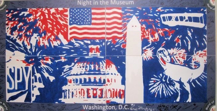 Night in the museum, washington, dc.