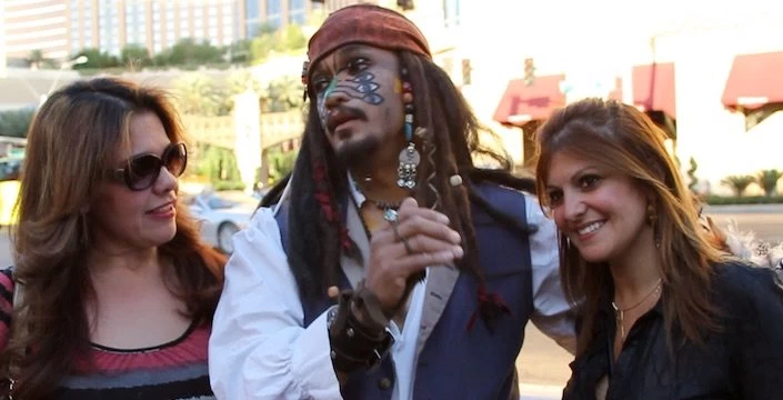 Pirates of the caribbean in las vegas.