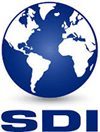 The logo for sdi.