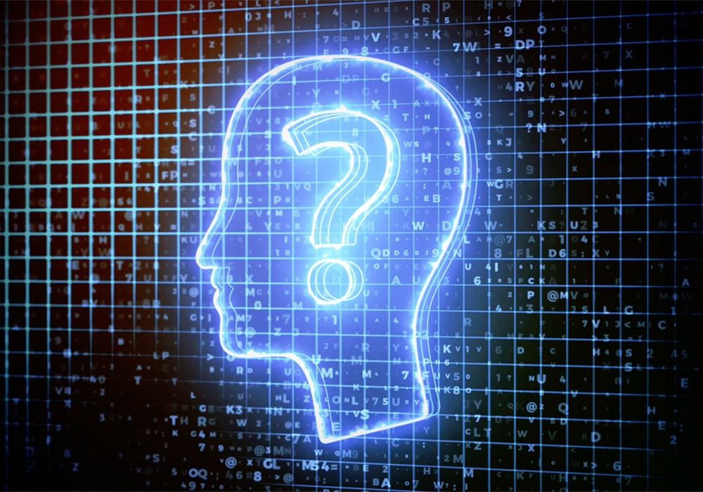 An image of a head with a question mark on it.