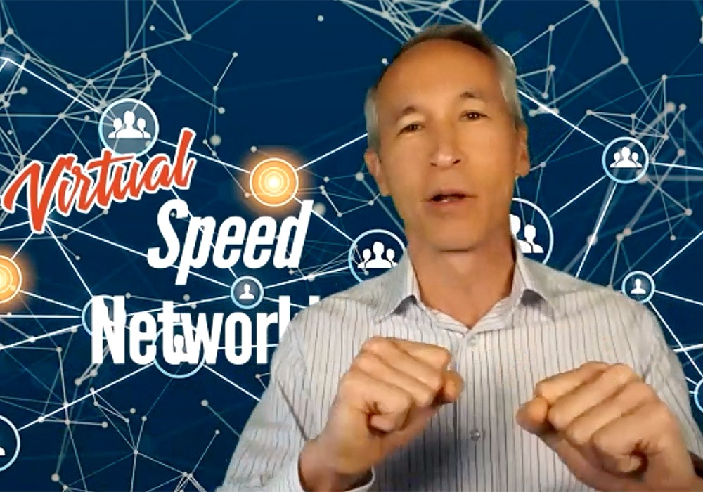 A man in a striped shirt.