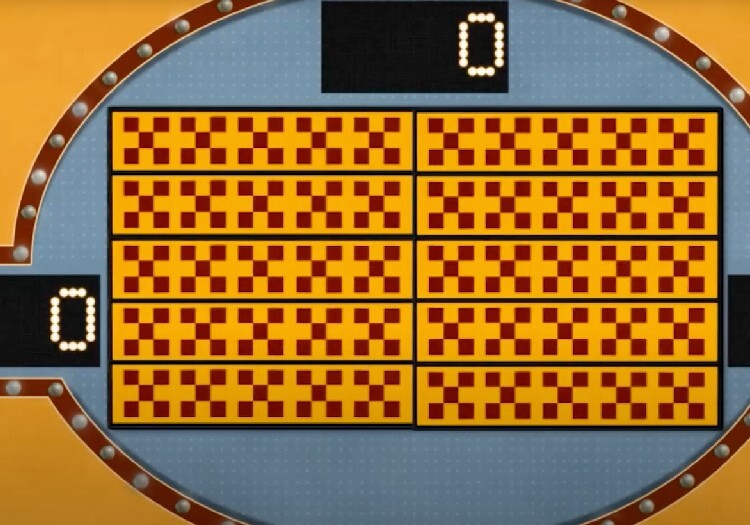 An image of a game board with numbers on it.
