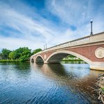 A bridge over a body of water.