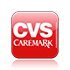 Cvs caremark logo with a red background.