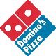 Domino's pizza logo on a white background.
