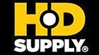 Hd supply logo on a black background.