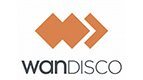 The logo for wandisco on a white background.