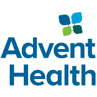 The logo for advent health.