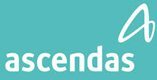 A logo with the word ascentas on it.