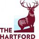The hartford logo with a deer on it.