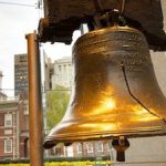 Liberty bell in philadelphia, pennsylvania.