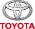 The toyota logo on a white background.