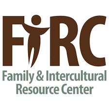 FIRC logo featuring a stylized human figure integrated into the letters "F" and "I," with the text "Family & Intercultural Resource Center" below it.