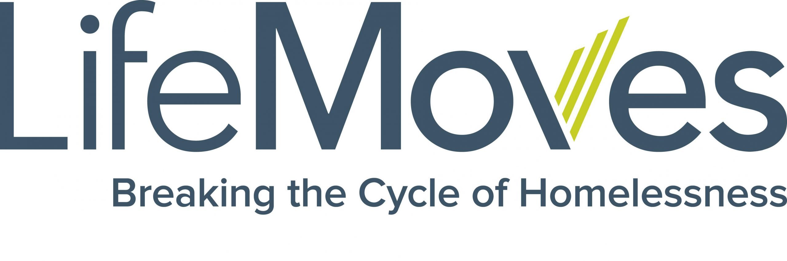 LifeMoves logo with the tagline "Breaking the Cycle of Homelessness" underneath.
