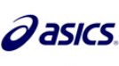 The asics logo on a white background.