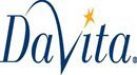 The davita logo on a white background.