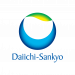Daiichi-Sankyo logo featuring a circular blue and green gradient symbol above the company name in blue text on a white background.