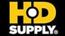 Hd supply logo on a black background.