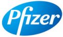 Pfizer logo on a white background.