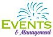 The logo for events & management.