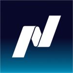 The n logo on a blue background.