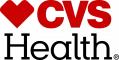 A red heart with the word cvs on it.