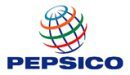 Pepsico logo on a white background.