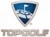 The topgolf logo on a white background.