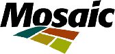 Mosaic logo on a white background.