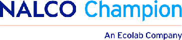 The logo for nalco champion, an ecolab company.
