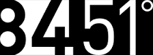 A black and white image of a clock with the number 845.