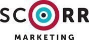 The logo for scorr marketing.