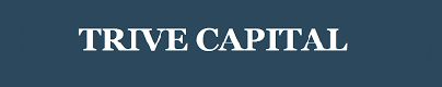 The logo for thrive capital on a blue background.