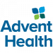 The logo for advent health.