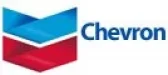 Chevron's logo on a white background.