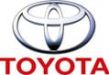 A toyota logo on a white background.