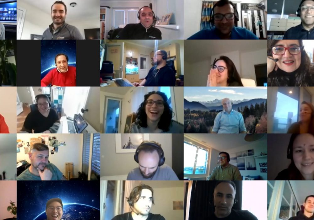 A collage of a man and woman.