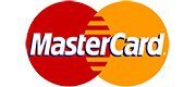 Mastercard logo on a white background.