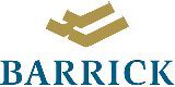 The barrick logo on a white background.