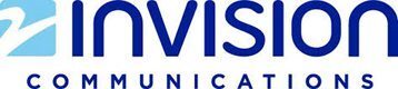 The logo for invision communications.