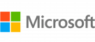 Microsoft logo on a green background.