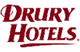 The logo for drury hotels.