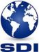 The logo for sdi.
