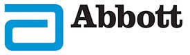 The abbott logo on a white background.