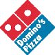 Domino's pizza logo on a white background.