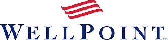 Wellpoint logo on a white background.