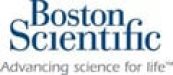 Boston scientific logo on a white background.