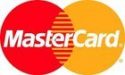 The mastercard logo on a white background.