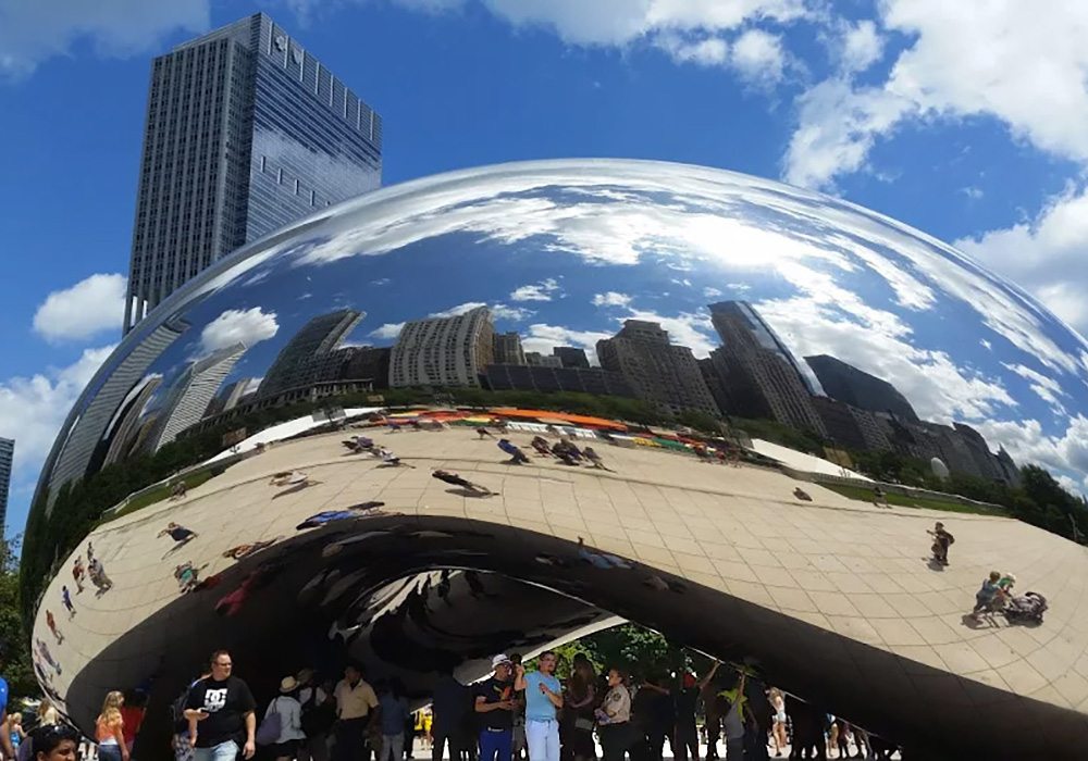 Cloud gate, chicago, illinois.
