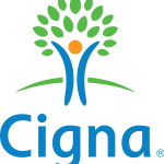 The logo for cigna.